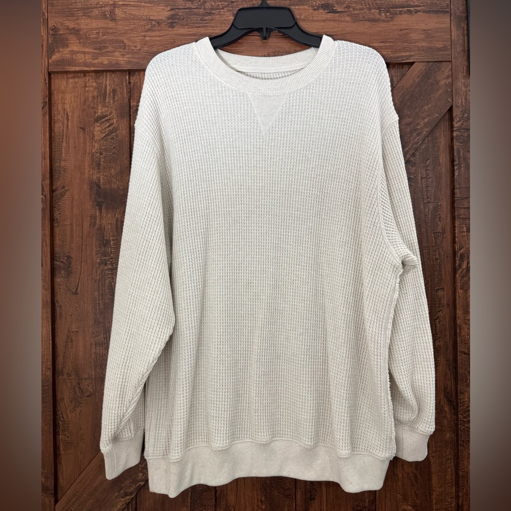 Aerie waffle sweatshirt